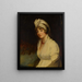 Portrait af Lady Georgina Buckley 1766-1832 née West - George Romney — indrammet kunstværk på væggen