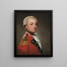 Portrait af Sir Michael le Fleming, 4. baron - George Romney — indrammet kunstværk på væggen