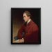Portrait af Sir Thomas Frankland, 6. baron - George Romney — indrammet kunstværk på væggen
