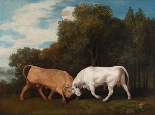 Combat de taureaux - George Stubbs — visning af kunstværket