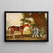Eklipse - George Stubbs — indrammet kunstværk på væggen