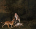 "Le garde-chasse de l'earl de Clarendon med en døende hjort og en hund" - George Stubbs — visning af kunstværket