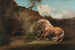 et bange hestemaleri af en løve - George Stubbs — visning af kunstværket