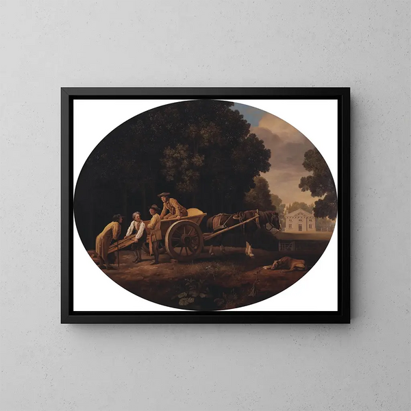 Travailleurs - George Stubbs — indrammet kunstværk på væggen