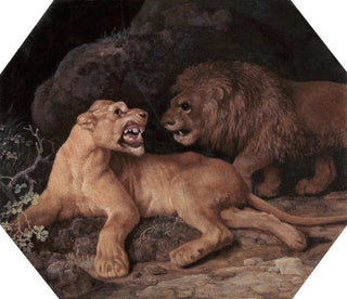 George Stubbs - Lion and Lioness.webp