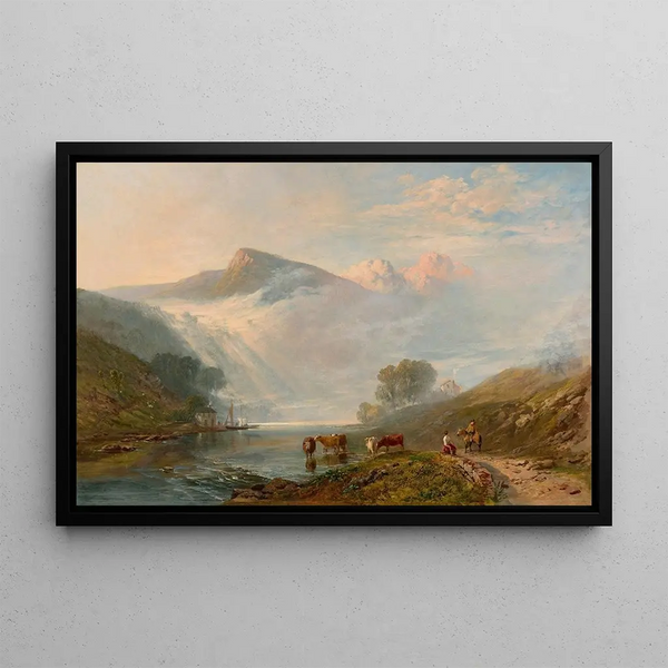 George Vicat Cole - Early Morning on the Wye.webp
