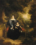Portrait af en dame og et barn - George W. Twibill Jr — visning af kunstværket