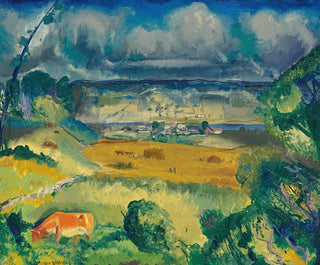Nuages et prairie - George Wesley Bellows — visning af kunstværket