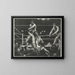 Dempsey og Firpo - George Wesley Bellows — indrammet kunstværk på væggen