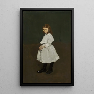 George Wesley Bellows - Little Girl in White Queenie Burnett.webp