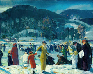 Vinterens kærlighed - George Wesley Bellows — visning af kunstværket