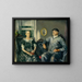 Monsieur og Madame Phillip Wase - George Wesley Bellows — indrammet kunstværk på væggen