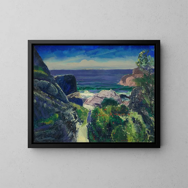 Point du Paradis - George Wesley Bellows — indrammet kunstværk på væggen
