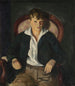 Portrait af en dreng - George Wesley Bellows — visning af kunstværket