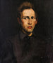 Portrait af en ung mand - George Wesley Bellows — visning af kunstværket