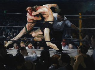 Cerf hos Sharkey's - George Wesley Bellows — visning af kunstværket