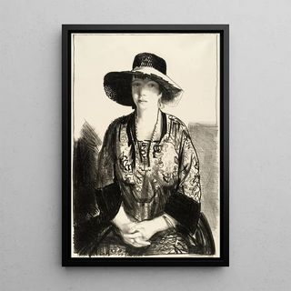 George Wesley Bellows - The Black Hat.webp