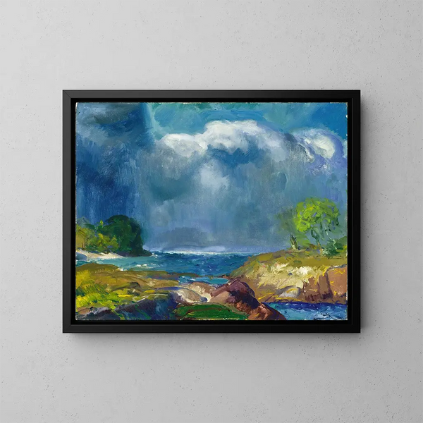 La tempête à venir - George Wesley Bellows — indrammet kunstværk på væggen