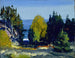 Le bosquet de Monhegan - George Wesley Bellows — visning af kunstværket