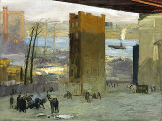 Le Lonesome Tenement - George Wesley Bellows — visning af kunstværket