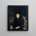 La Veuve - George Wesley Bellows — indrammet kunstværk på væggen