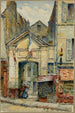 rue Mouffetard - Georges-Henri Manesse — visning af kunstværket