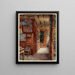 Le cabinet de recherche de M. Branly, hjørne af rue d'Assas og rue de Vaugirard - Georges - Henri Manesse — indrammet kunstværk på væggen