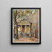 Temple de l'Amitié 20 rue Jacob hvor Adrienne Lecouvreur boede - Georges-Henri Manesse — indrammet kunstværk på væggen