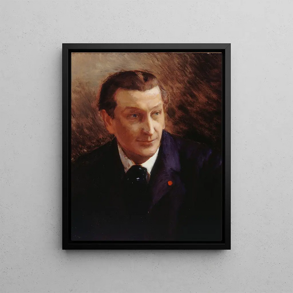 Georges Antoine Rochegrosse - Portrait de Franois Coppe 18421908 auteur dramatique et pote.webp