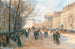 Paris Flâneurs à la Madeleine - Georges Fraipont — visning af kunstværket