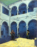 Cour d'un riad marocain - Georges Gaudion — visning af kunstværket
