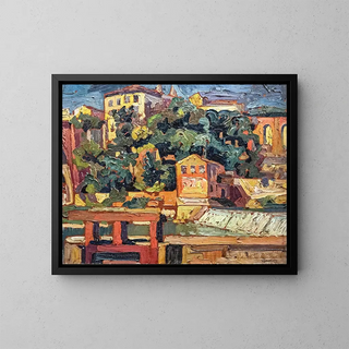 Georges Gaudion - The mill and the Castagne in Rabastens.webp