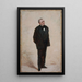 Portrait af Émile de Girardin 1806-1881 offentlighed og politiker - Georges Jules Victor Clairin — indrammet kunstværk på væggen