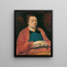La femme de l'artiste - Georges Kars — indrammet kunstværk på væggen