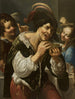 Mand, der spiser linser - Georges Lallemant — visning af kunstværket