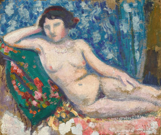 Le modèle - Georges Lemmen — visning af kunstværket