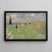 En sommerlandskab - Georges Seurat — indrammet kunstværk på væggen