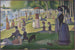 En søndag eftermiddag på Île de la Grande Jatte - Georges Seurat — visning af kunstværket