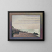 ten i Honfleur - Georges Seurat — indrammet kunstværk på væggen