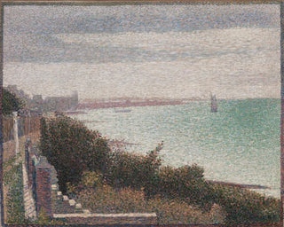 ten i Grandcamp - Georges Seurat — visning af kunstværket