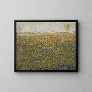 La Luzerne à Saint-Denis - Georges Seurat — indrammet kunstværk på væggen