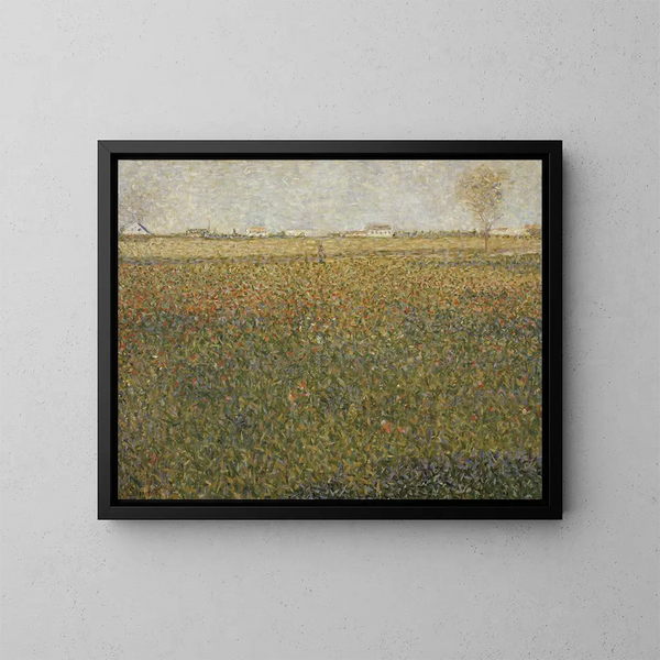 La Luzerne à Saint-Denis - Georges Seurat — indrammet kunstværk på væggen