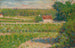 La maison au toit rouge - Georges Seurat — visning af kunstværket