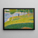 Le Saint-Cyrien - Georges Seurat — indrammet kunstværk på væggen