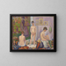 Les poseuses ensemble - Georges Seurat — indrammet kunstværk på væggen