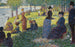 Esquisse i olie til La Grande Jatte - Georges Seurat — visning af kunstværket