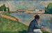 Studie for Baderne ved Asnières - Georges Seurat — visning af kunstværket