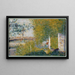 Le pont à Bineau - Georges Seurat — indrammet kunstværk på væggen
