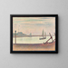 Le canal à Gravelines au crépuscule - Georges Seurat — indrammet kunstværk på væggen