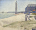 Le phare de Honfleur - Georges Seurat — visning af kunstværket